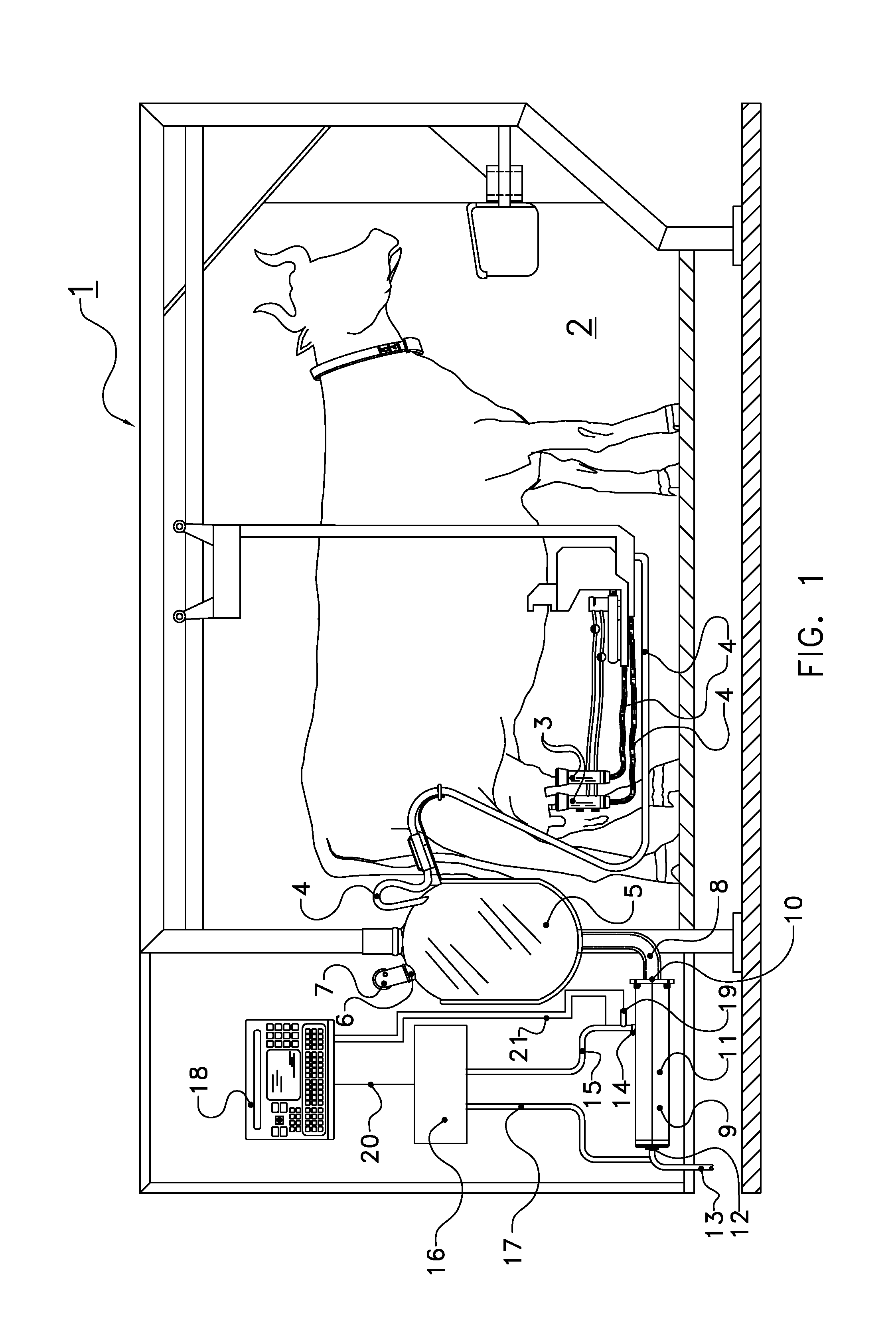 Milking installation with milk pump