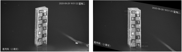 Water gauge image water level automatic reading method and system based on Mask RCNN algorithm