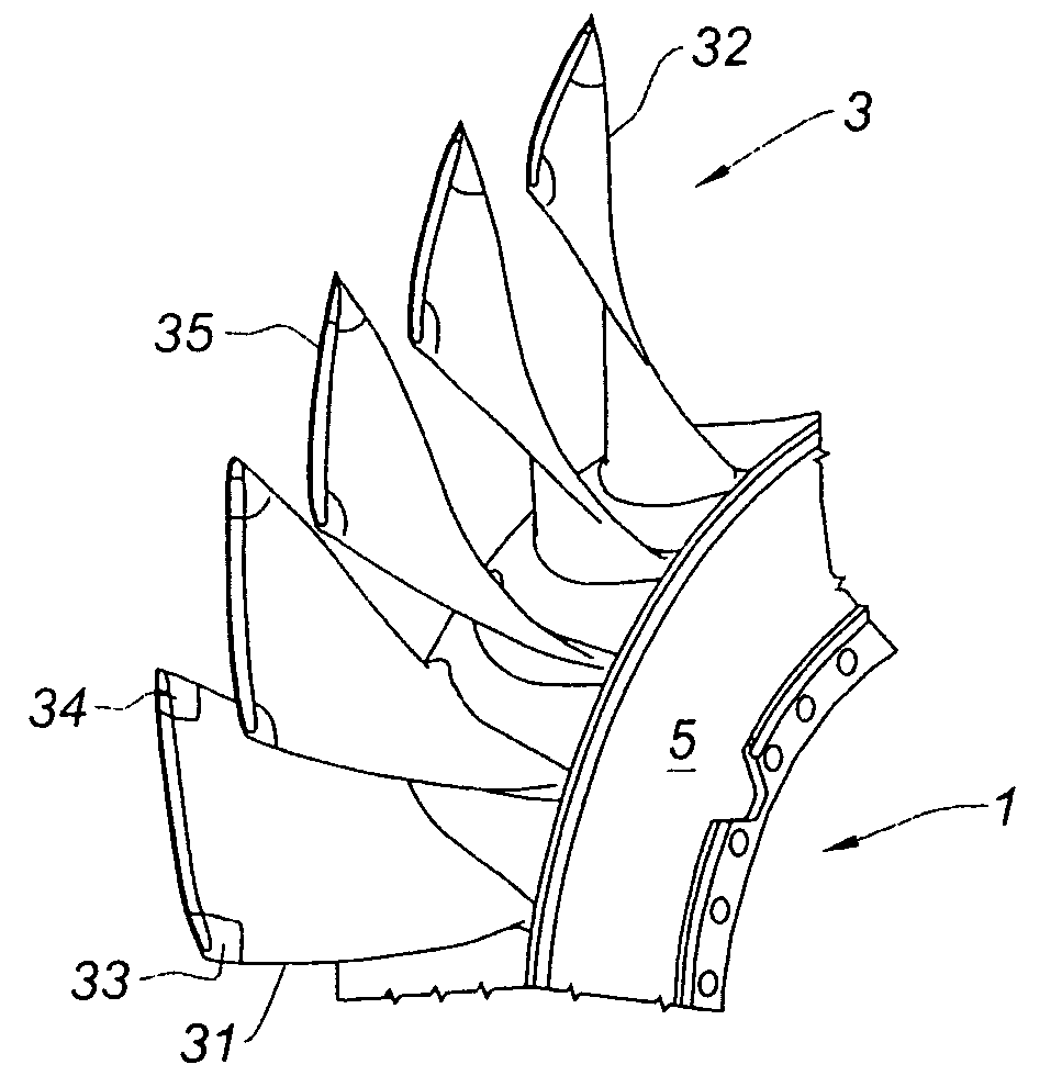 Method of repairing a blisk and test pieces by welding