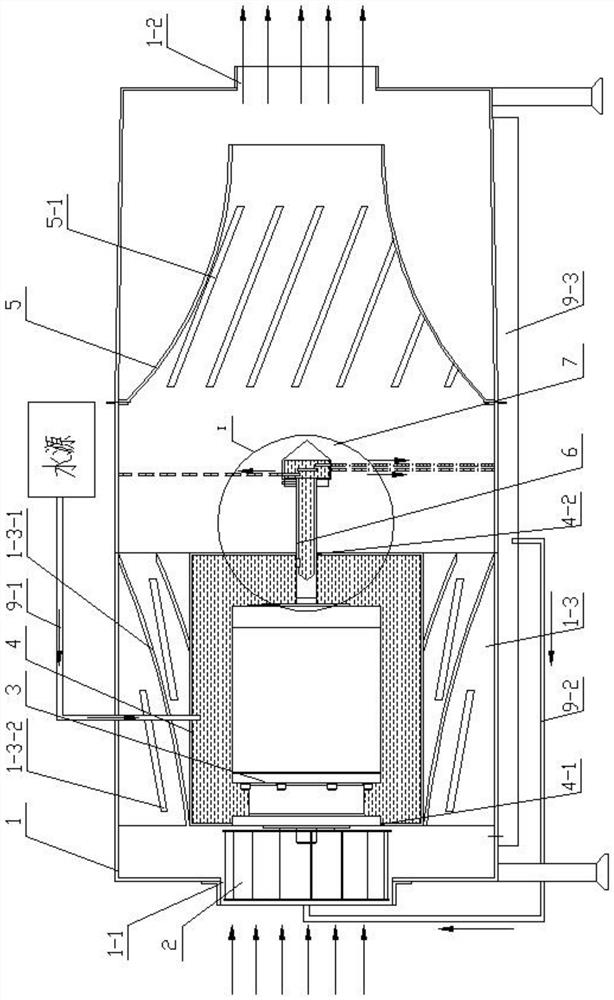 Air dedusting and cleaning device