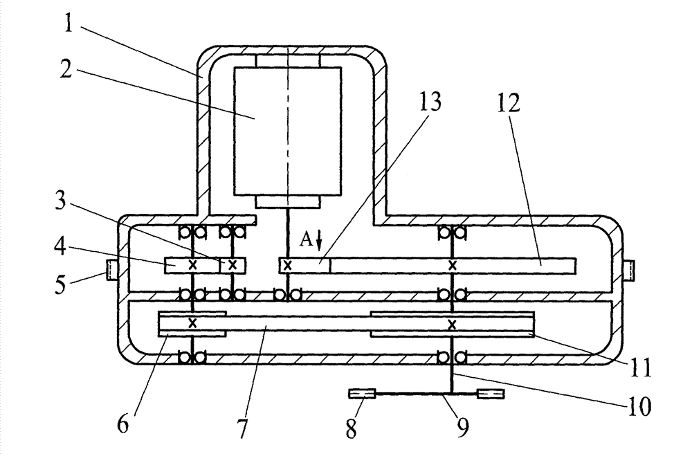 Belly massager capable of bidirectionally rotating