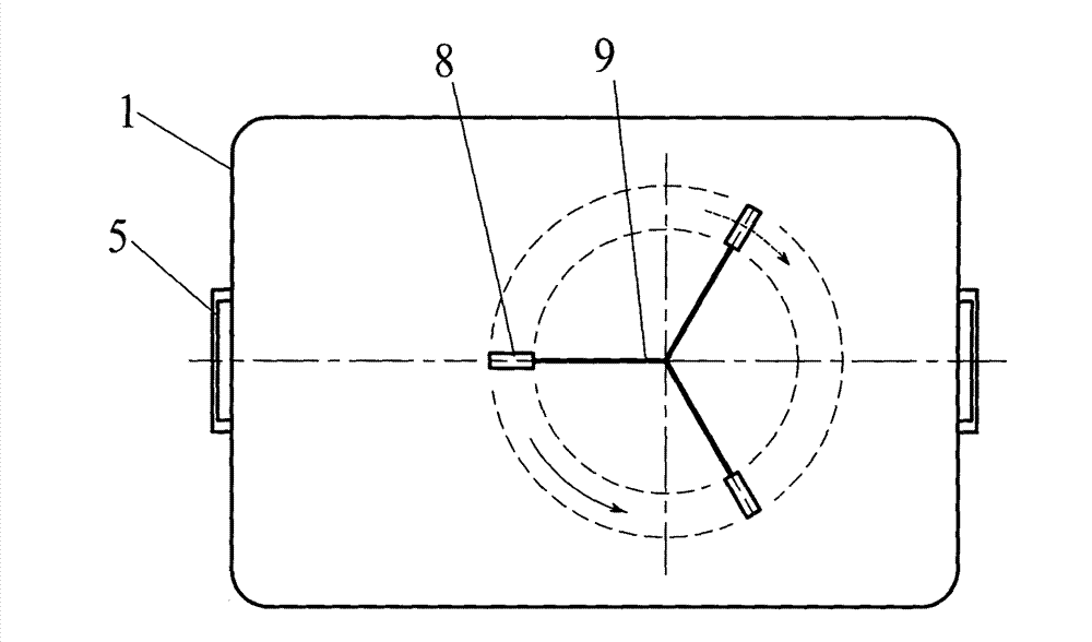 Belly massager capable of bidirectionally rotating