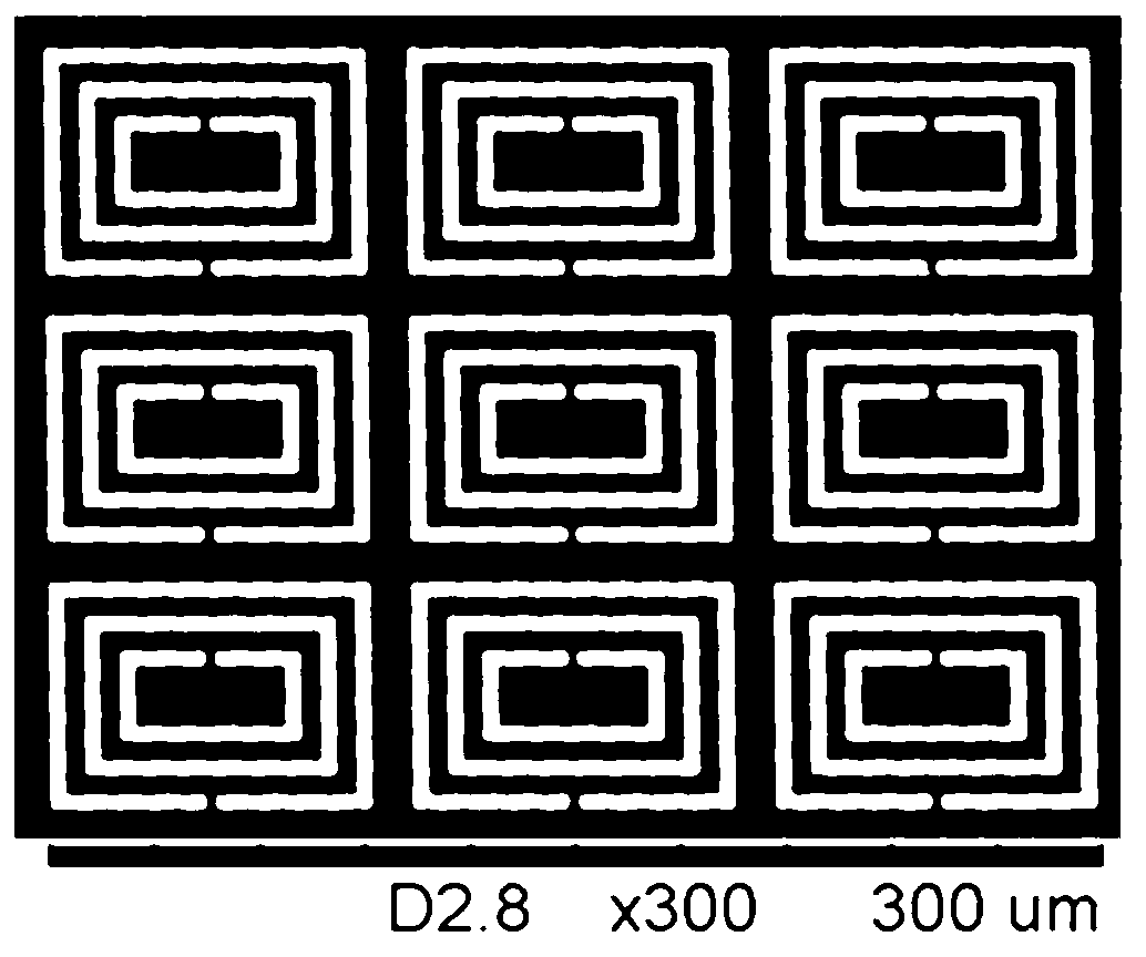 Terahertz dual-band metamaterial based on electric resonance