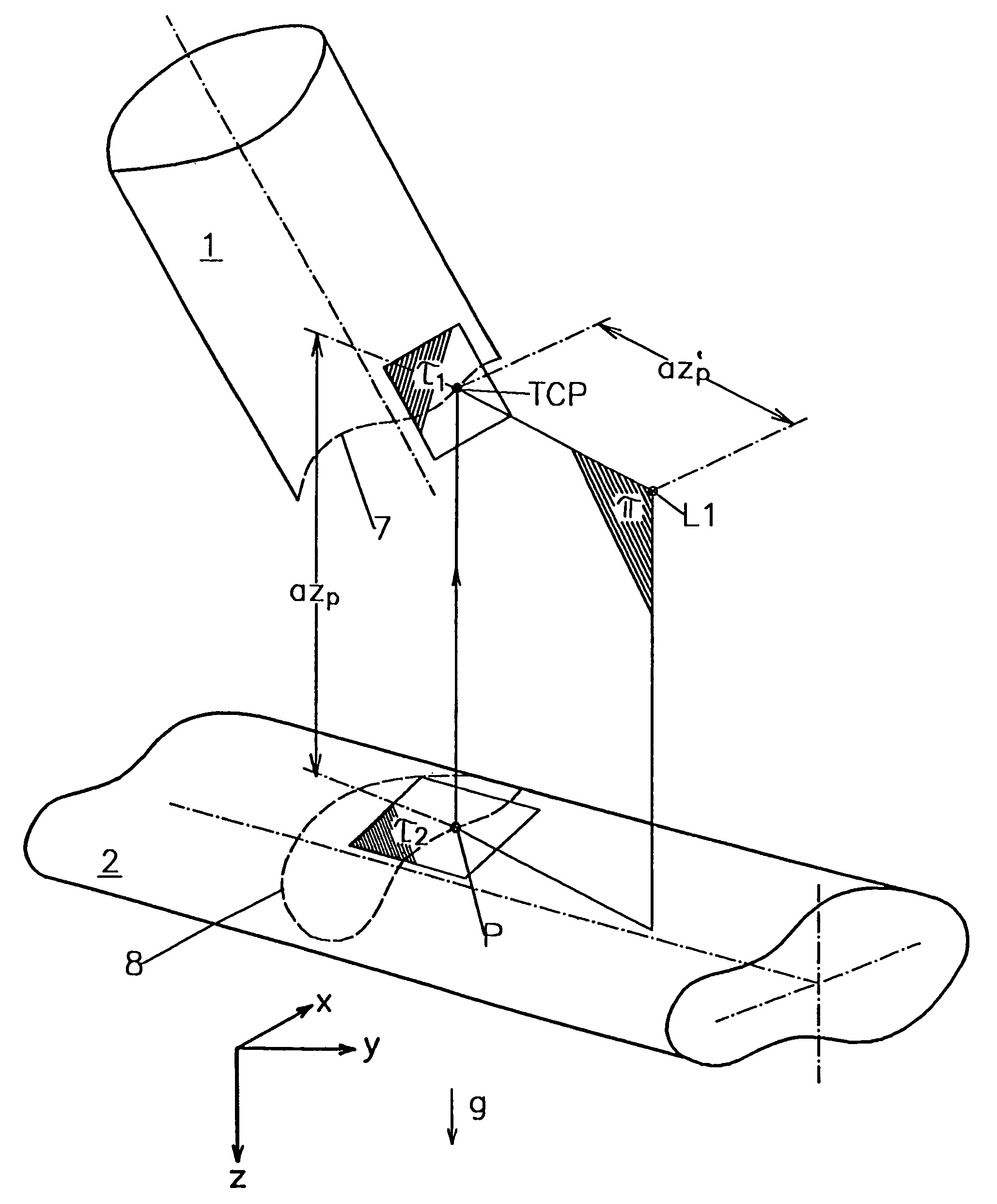 Method and device for the robot-controlled cutting of workpieces to be assembled by means of laser radiation