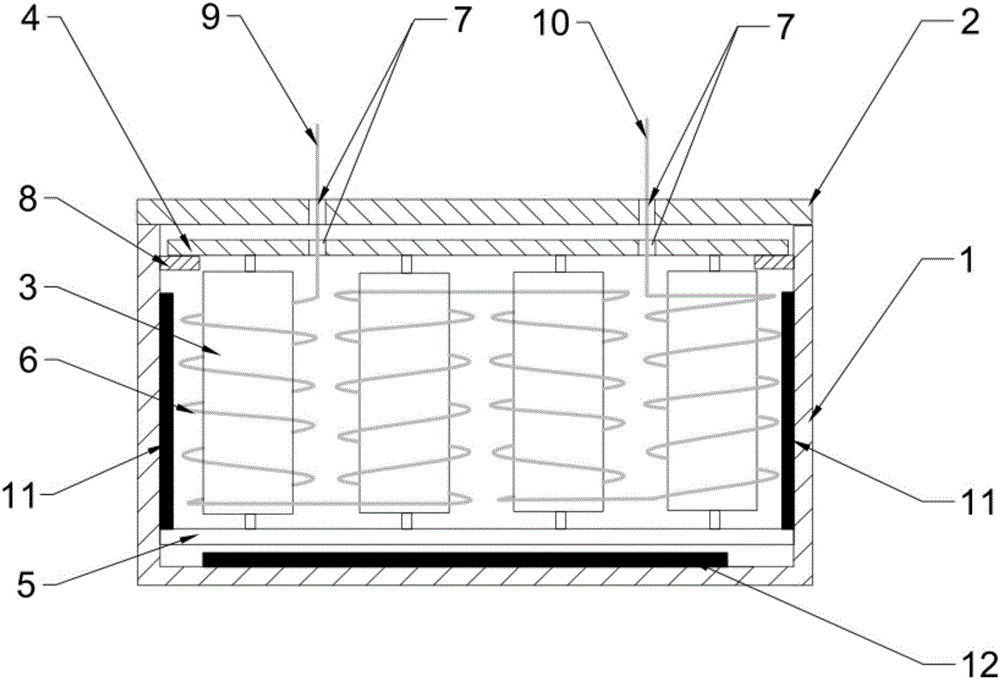 Electric vehicle battery system having heating function