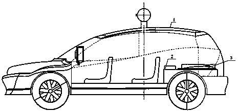 Three-dimensional modeling system and its implementation method for UAV-assisted vehicle-mounted road acquisition