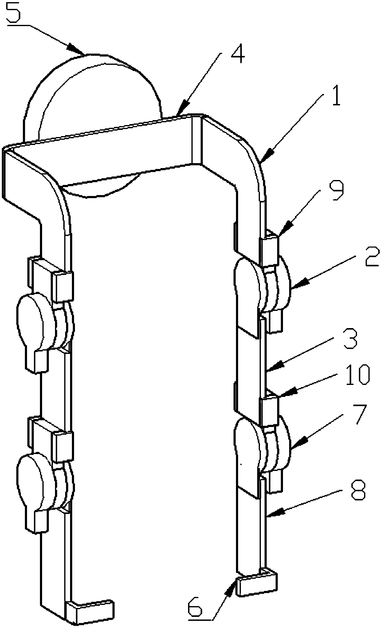 Booster-based hip and knee joint assisted external skeleton mechanism