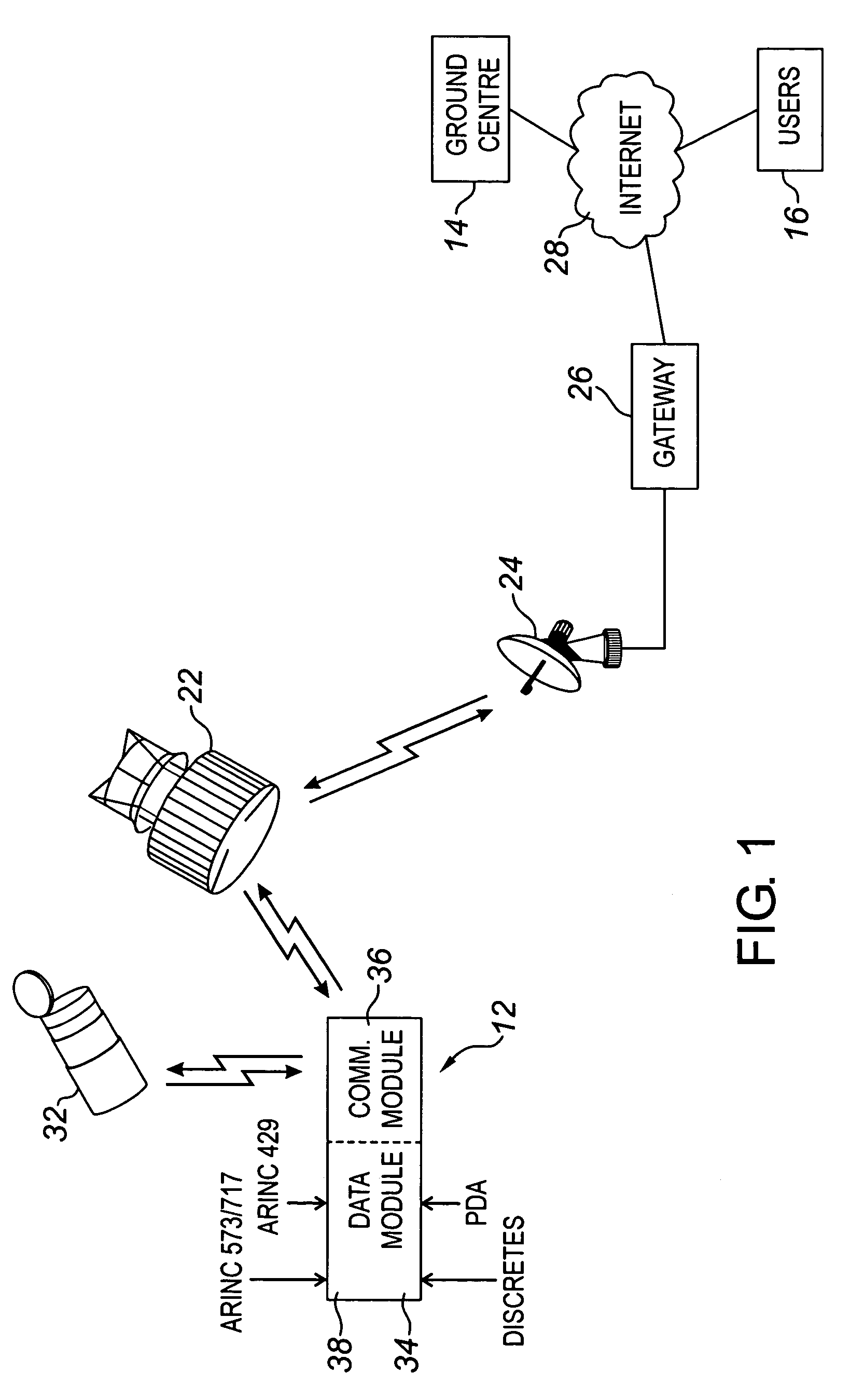 Aircraft flight data management system