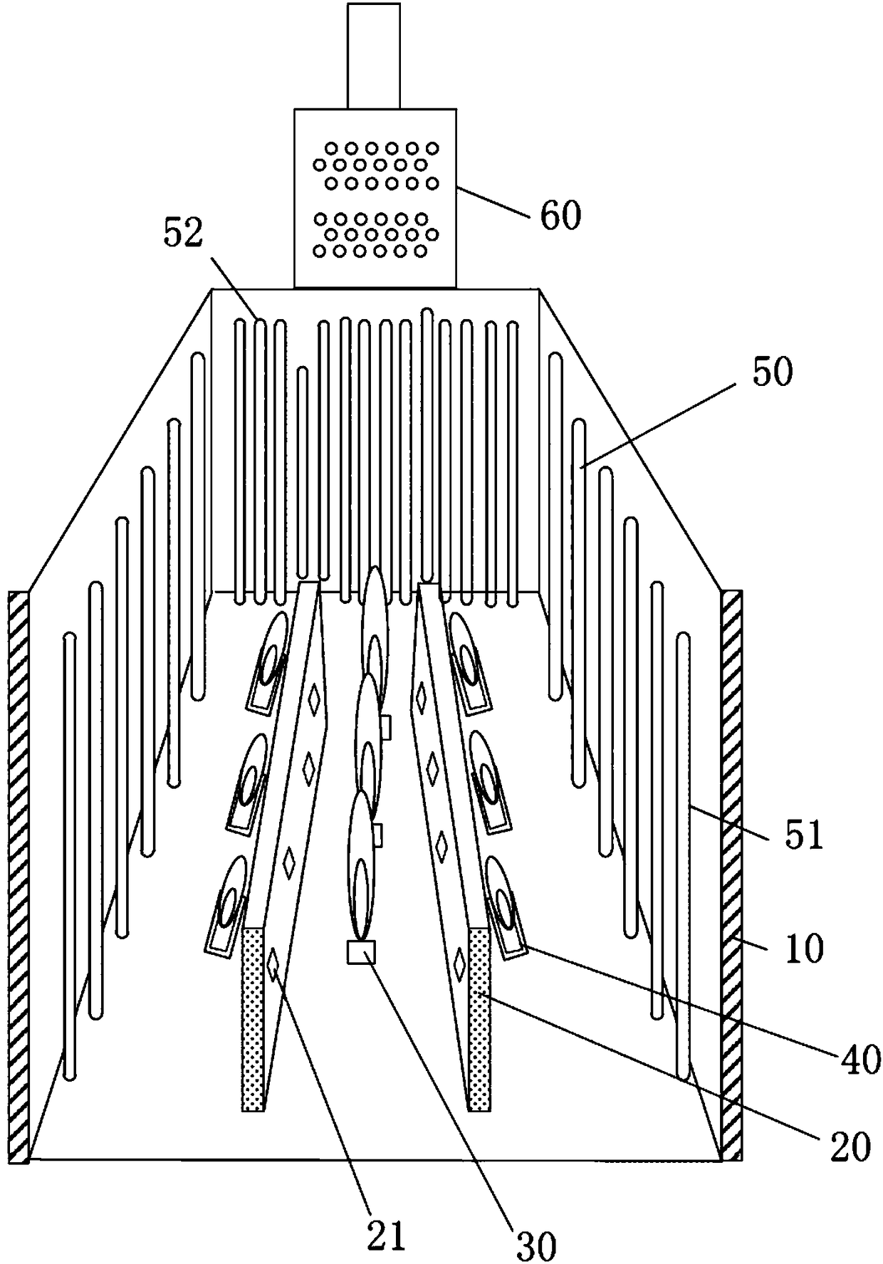 Stand pipe square box furnace