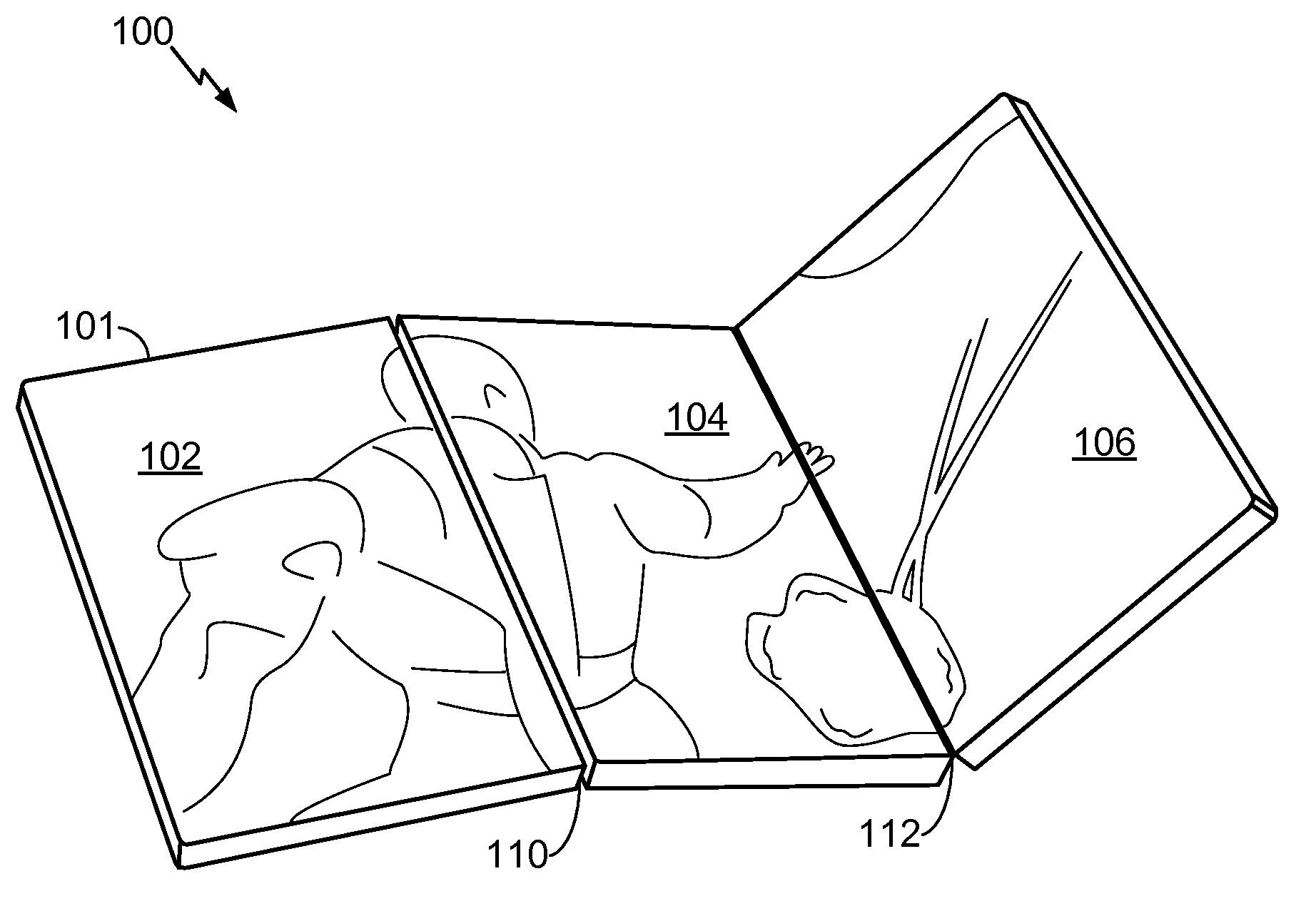 Multi-panel electronic device