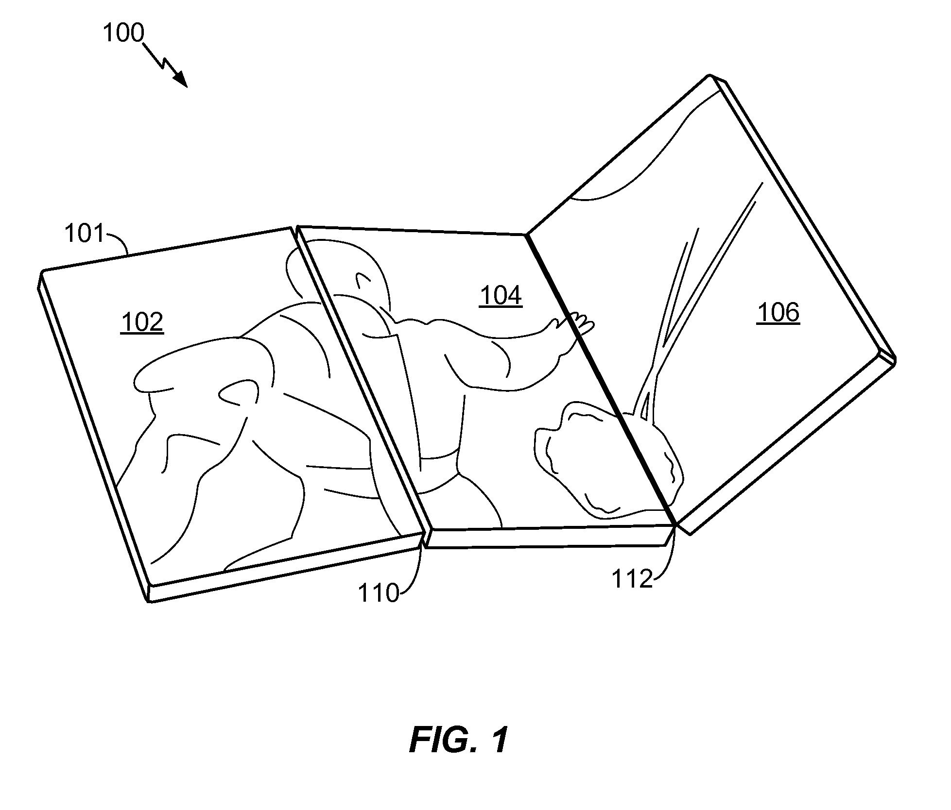 Multi-panel electronic device