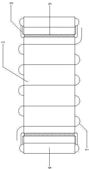 Fuel oil magnetizing filter element