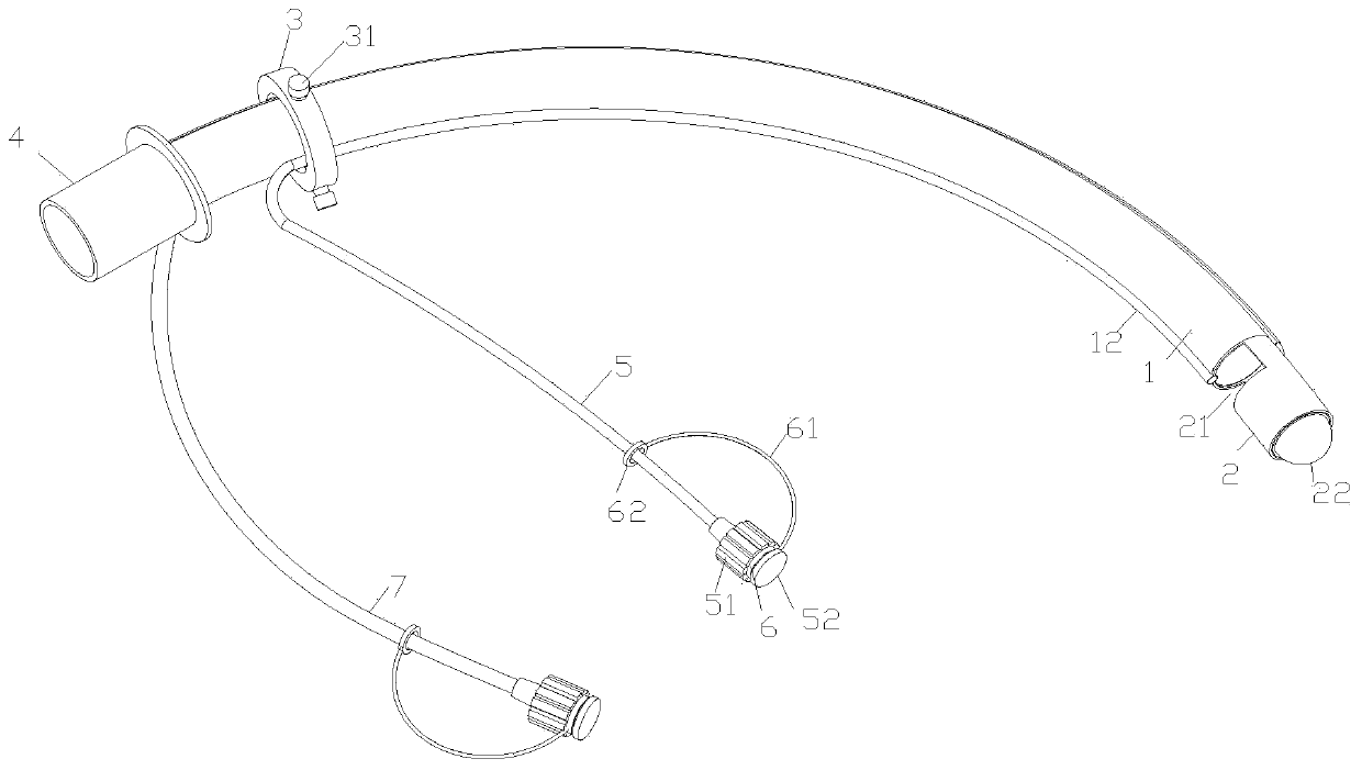 Nasopharyngeal airway with visual probe