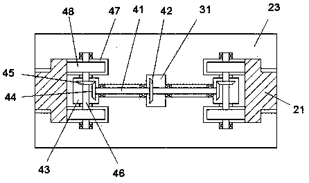 Crack detection device for columnar parts