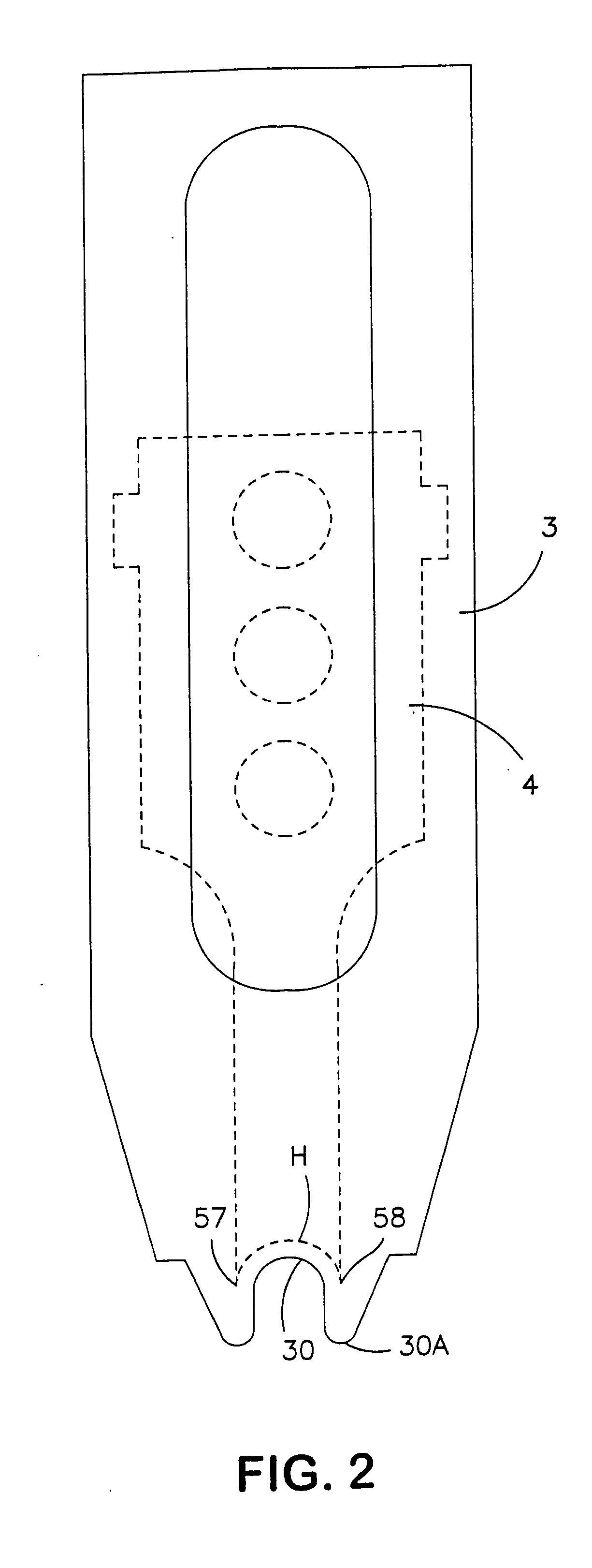 Fastening tool with modified driver travel path