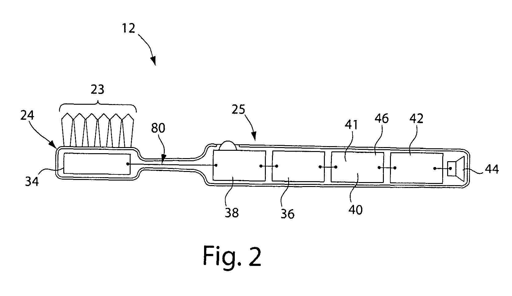 Oral care gaming system with electronic game