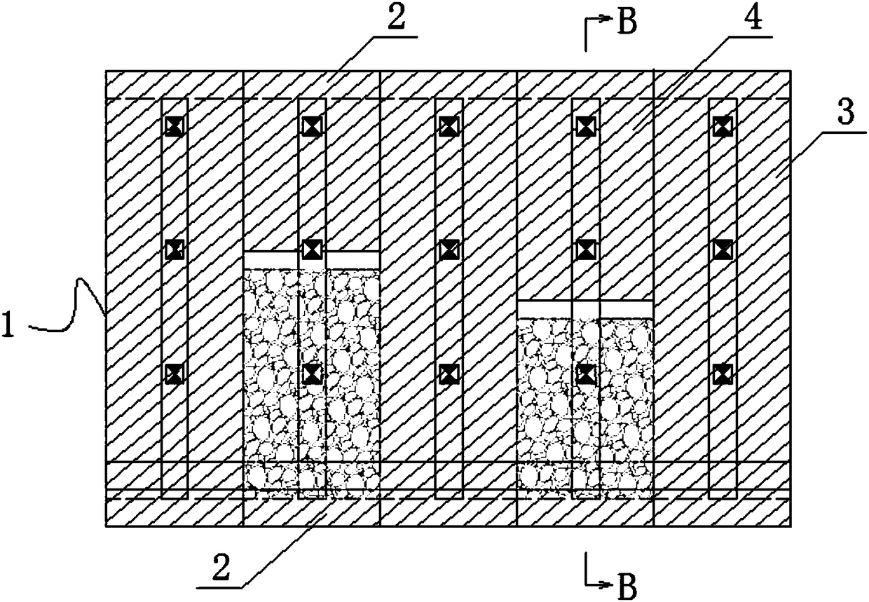 Continuous Mining Method of Gently Inclined Vein Based on Combined Chessboard Bottom Structure