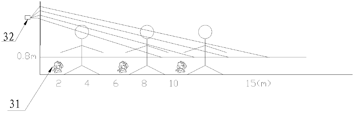 Fresnel lens, passive infrared detector and security system