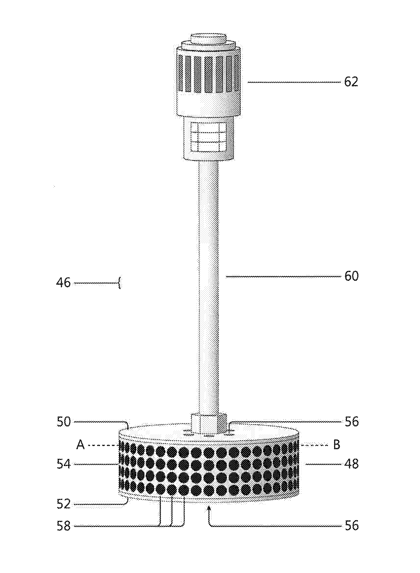 An auxiliary reactor for biological or chemical transformation