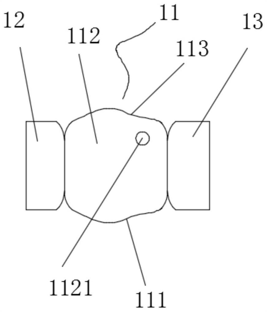 False tooth prefabricating mold, forming equipment and false tooth