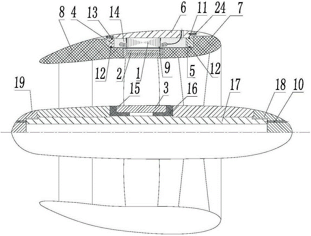 Ship flange integration propulsion device