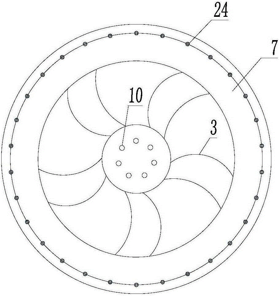 Ship flange integration propulsion device