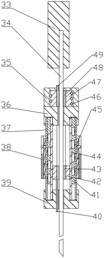 Needle insertion device for puncture needle