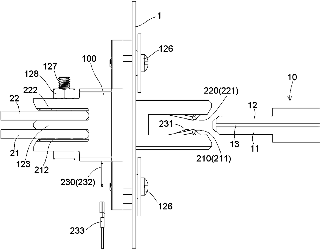 Power connector and connector assembly