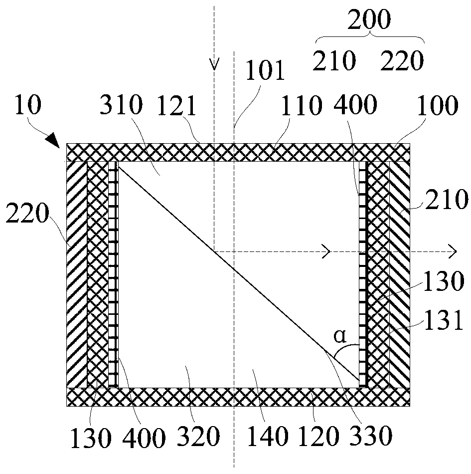 Reflecting element, camera module and terminal equipment