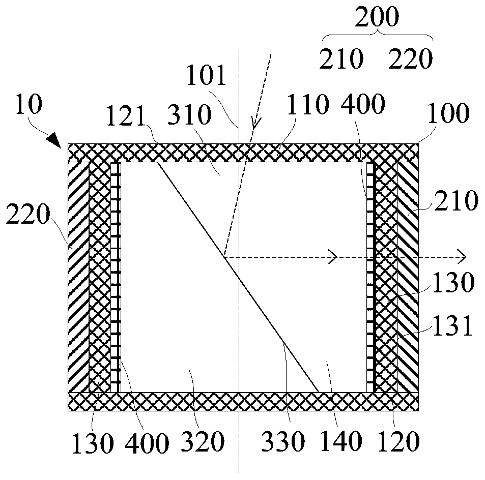 Reflecting element, camera module and terminal equipment