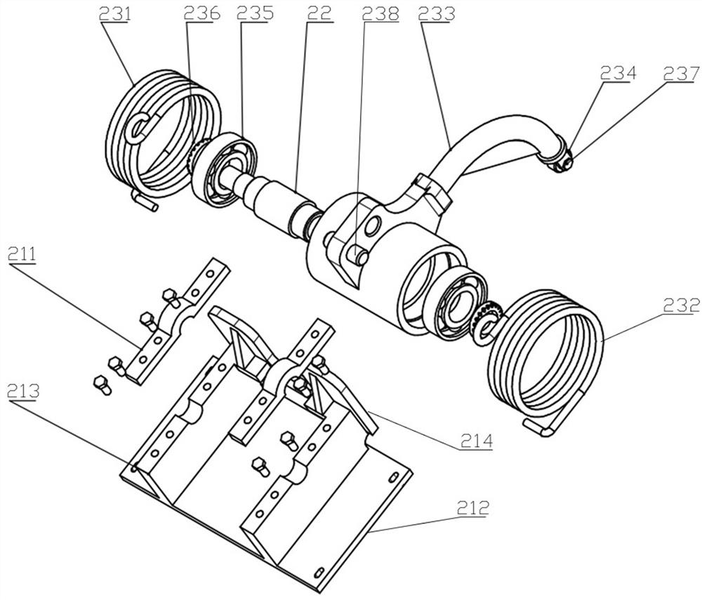 Vertical in-place supporting frame for preventing fuel basket from shaking and fuel conveying device