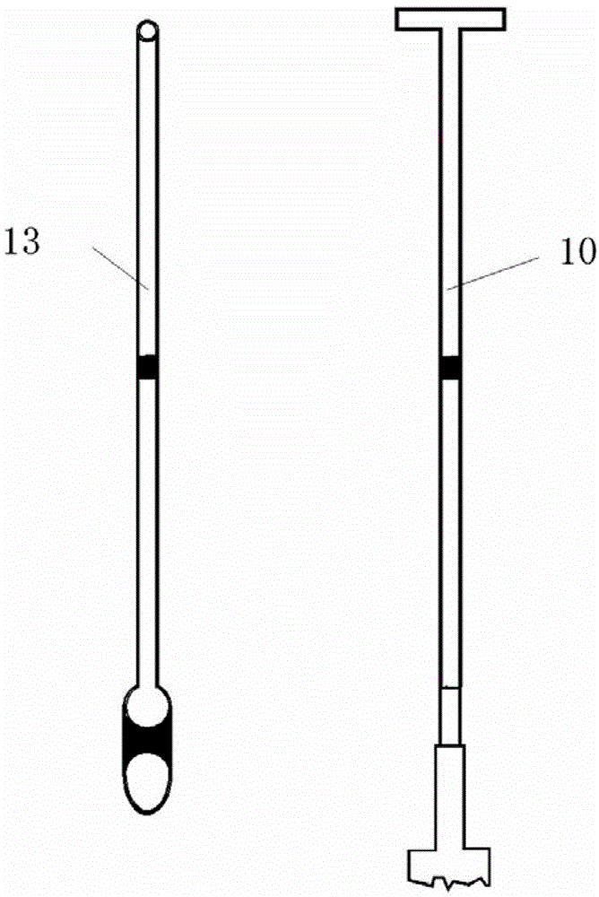 Rapid casing pipe type well digging device and method