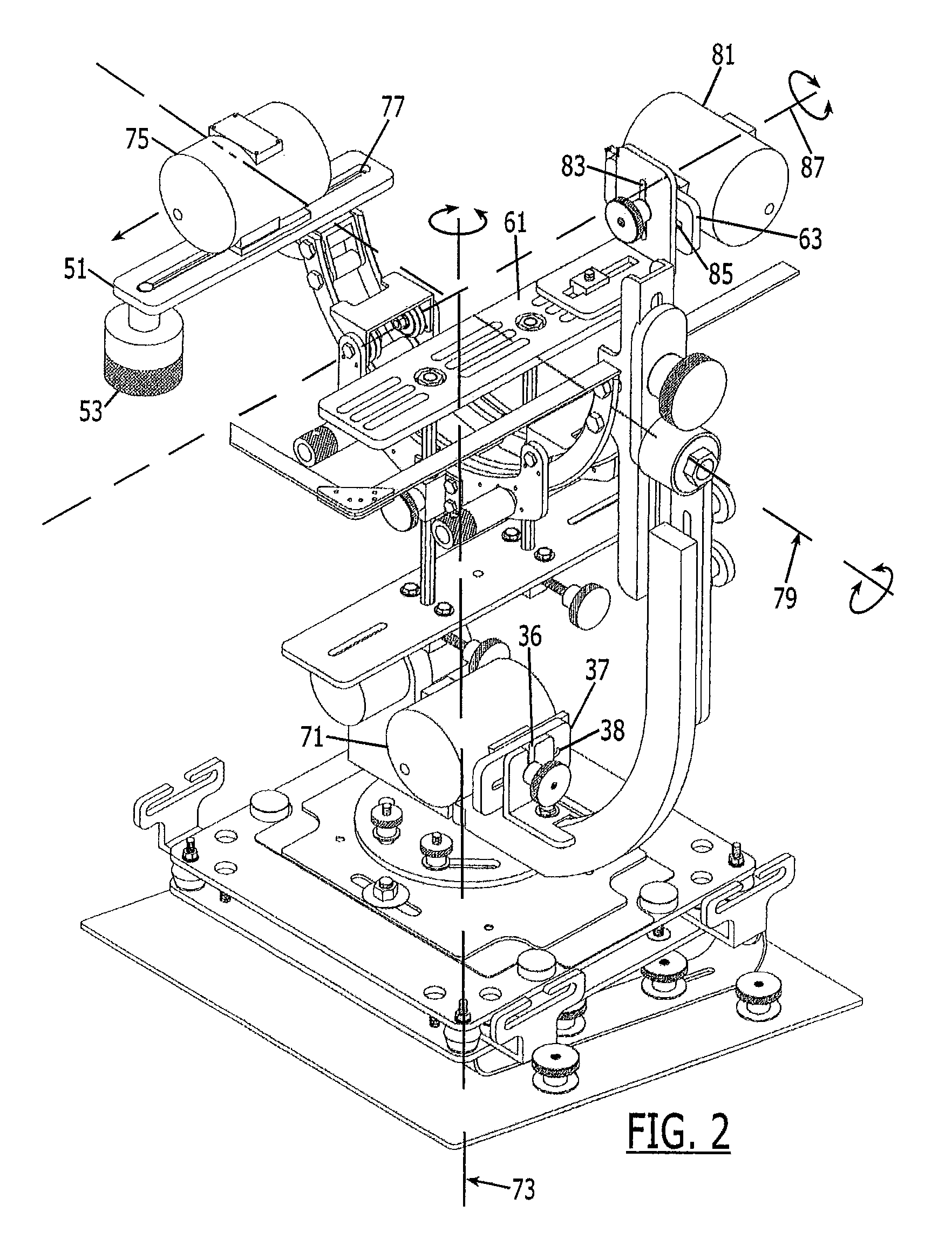 Aerial video mount