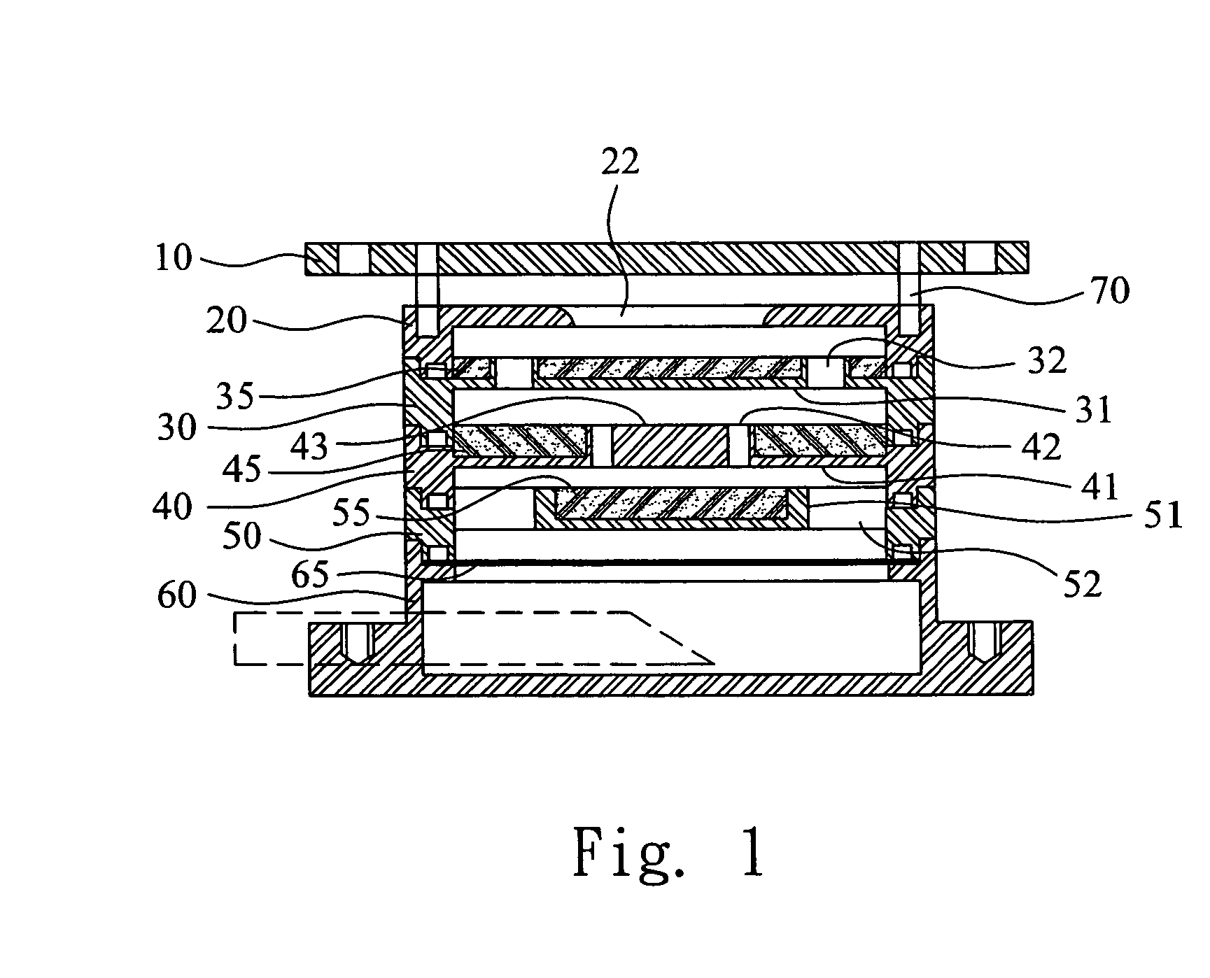 Three-stage dust sampler