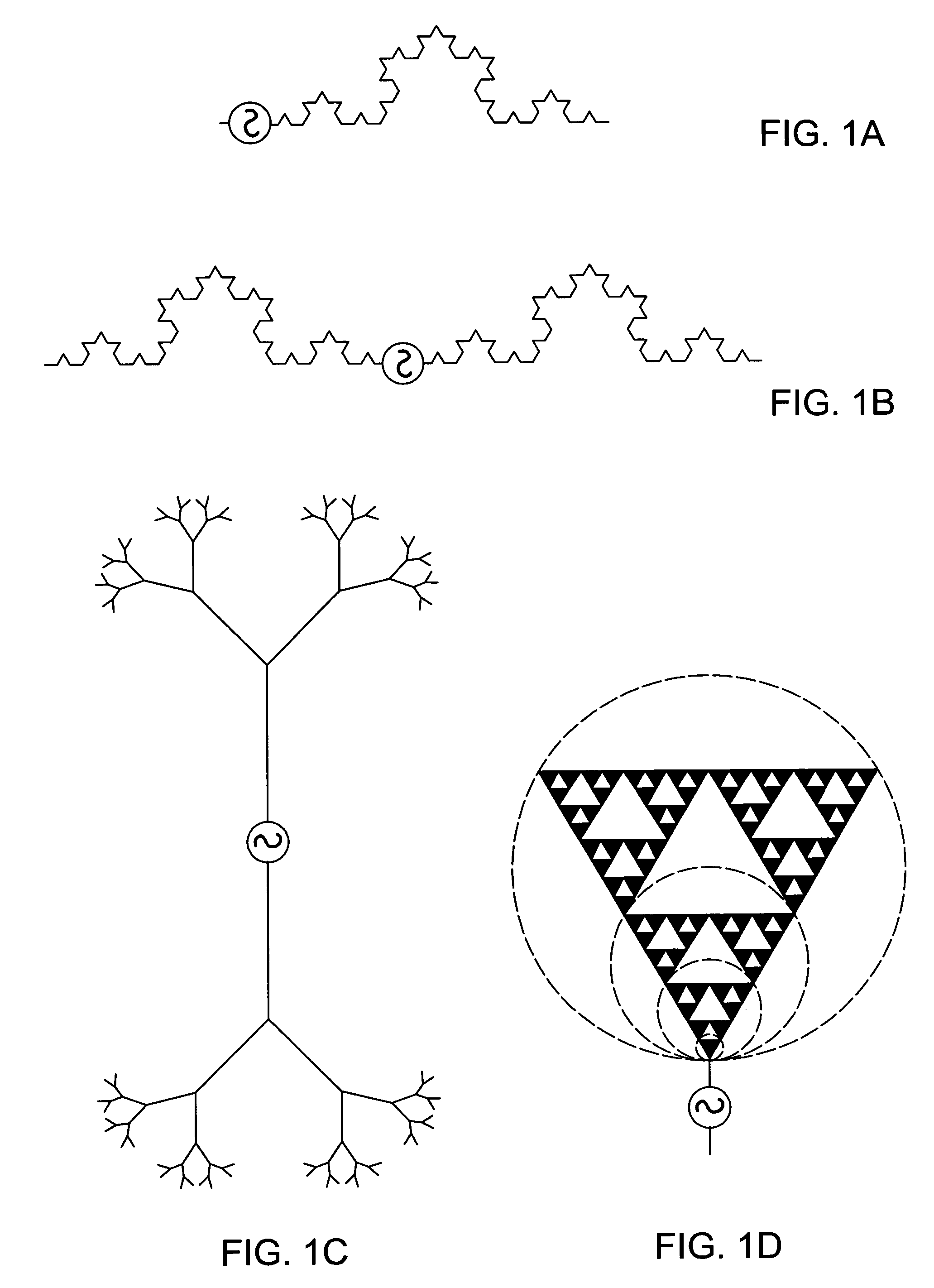 Fractal dipole antenna