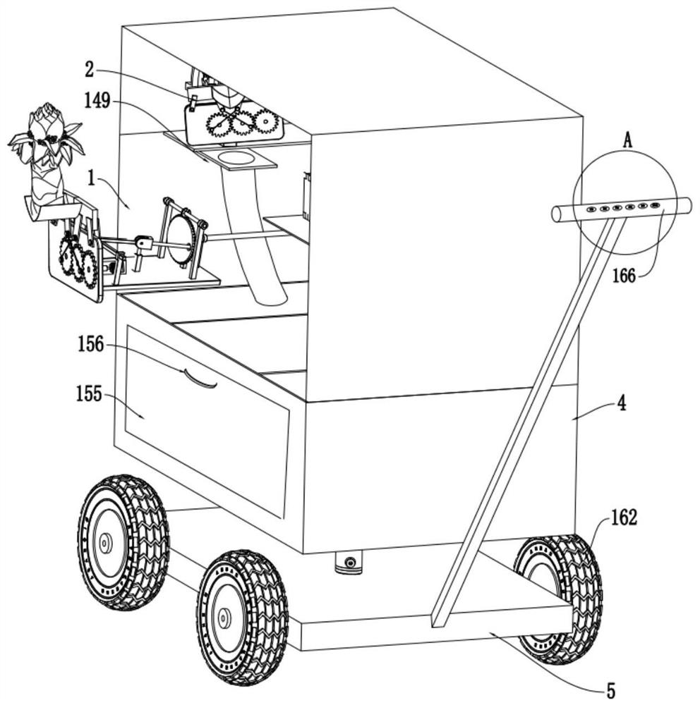 Diyong Golden Lotus Holding Double Oblique Picking Based on Space and Rotation Toggle Separation Car