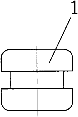 Music string ball head with the function of differentiating music strings and manufacturing process thereof