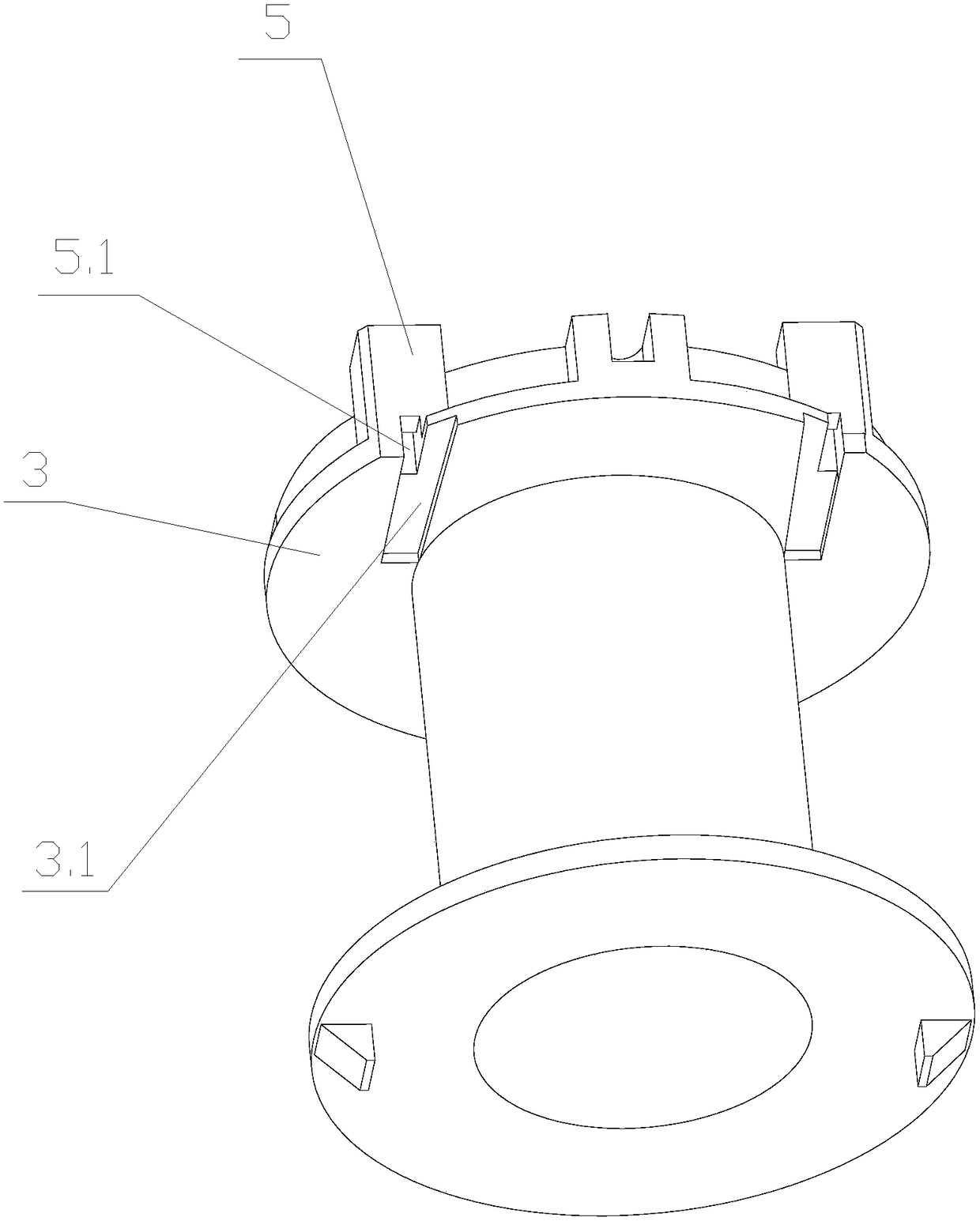 Coil framework and binding post connecting structure and mounting method thereof