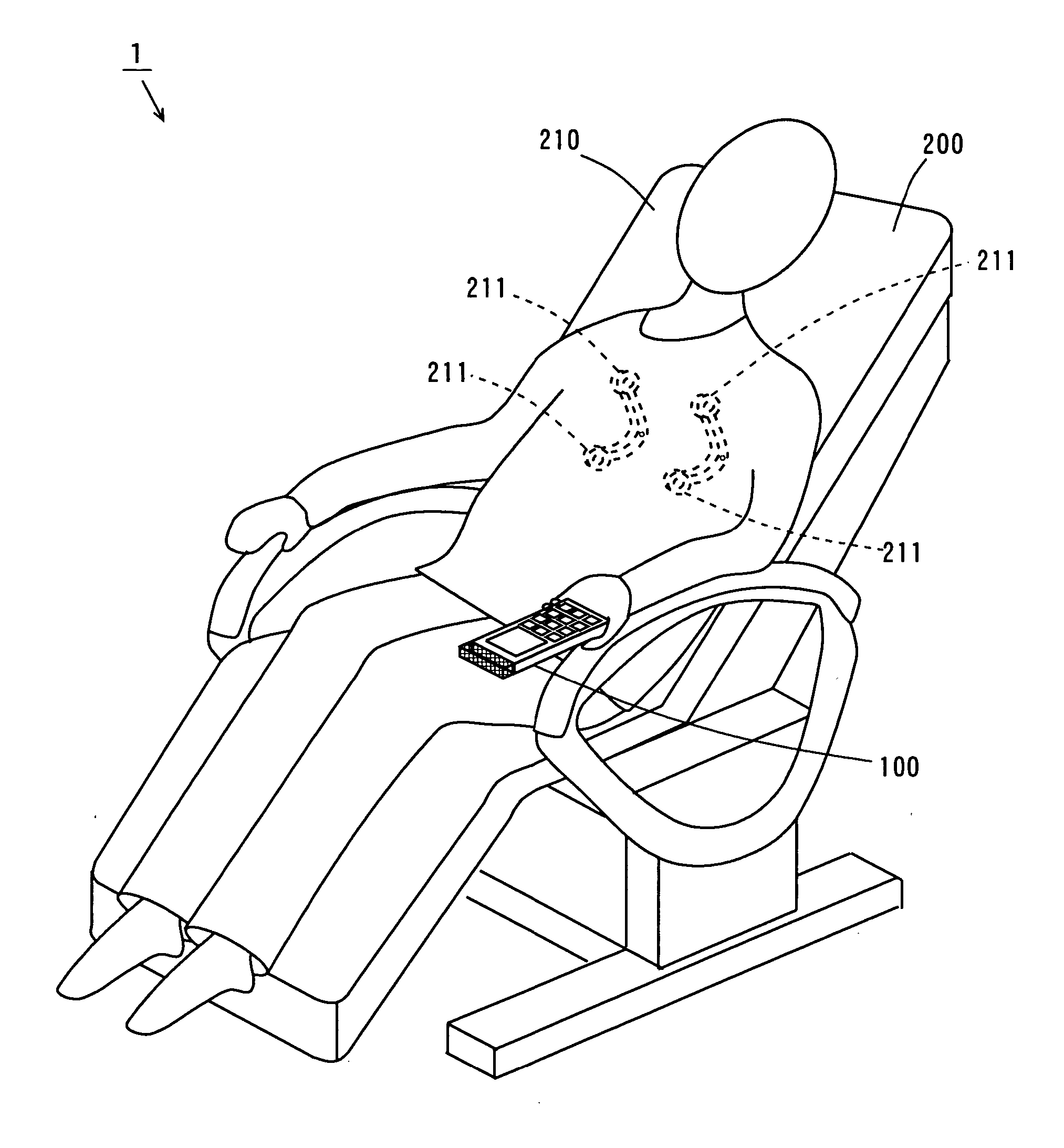 Relaxation system, relaxation method and relaxation program