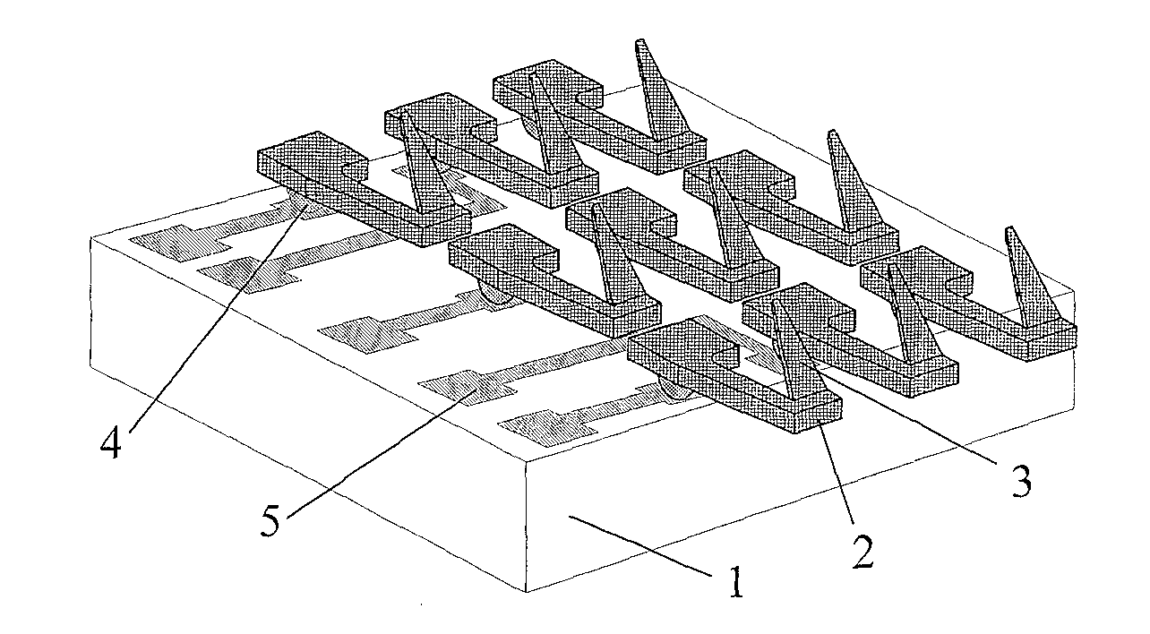 Micro-mechanism testing probe card based on electroplating technique and manufacturing method thereof