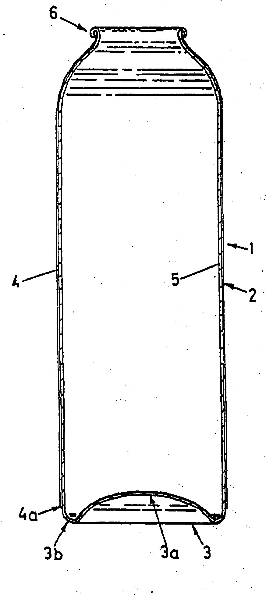 Method and device for producing a can body and can body thereby produced