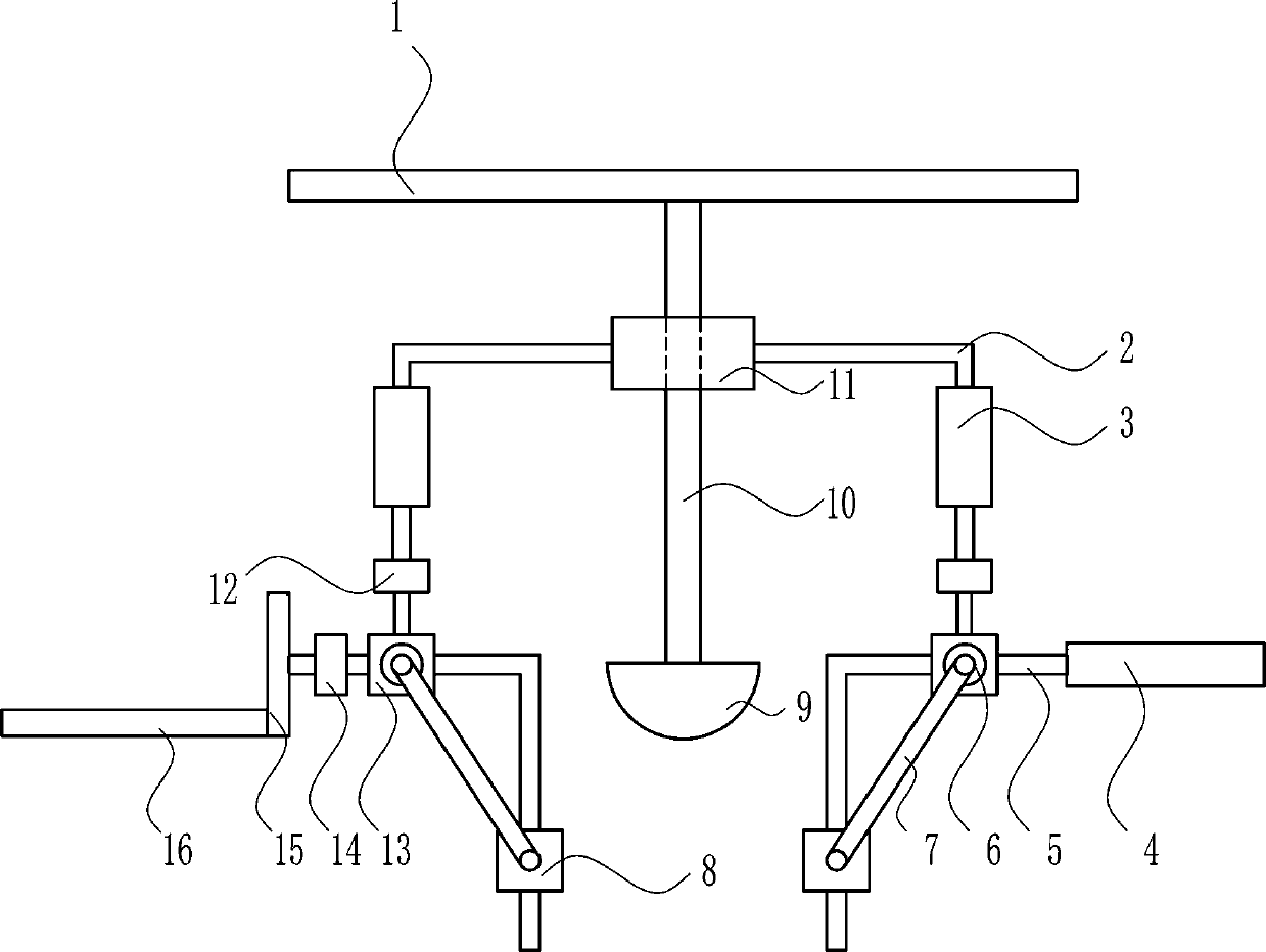 A cutting device for stage lighting