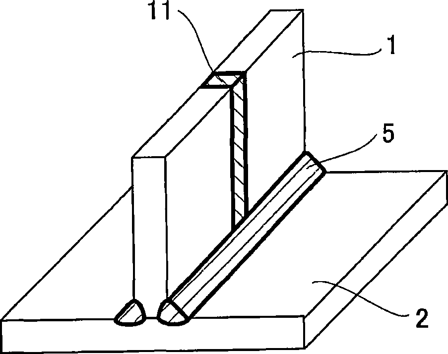 Welded structure excellent in brittle-cracking propagation stopping characteristics