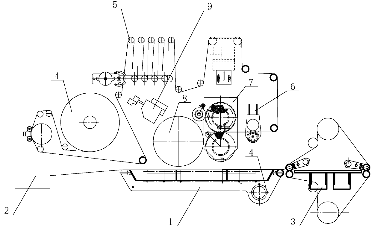 A processing device for implanting an intelligent health detecting chip into a hygiene care product