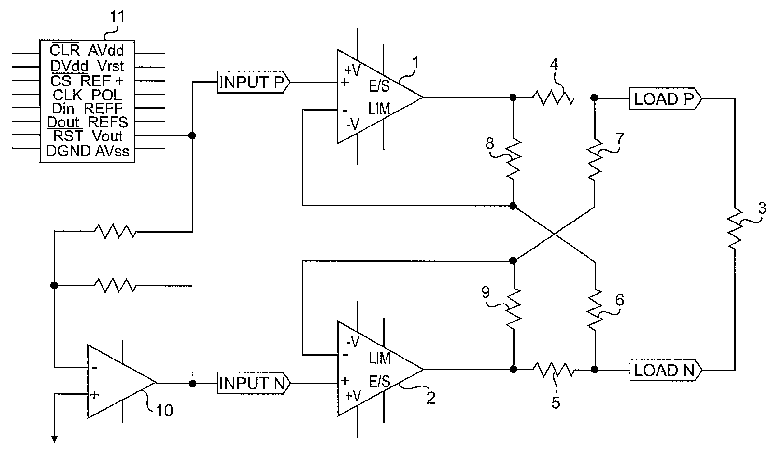 Differential and symmetrical current source