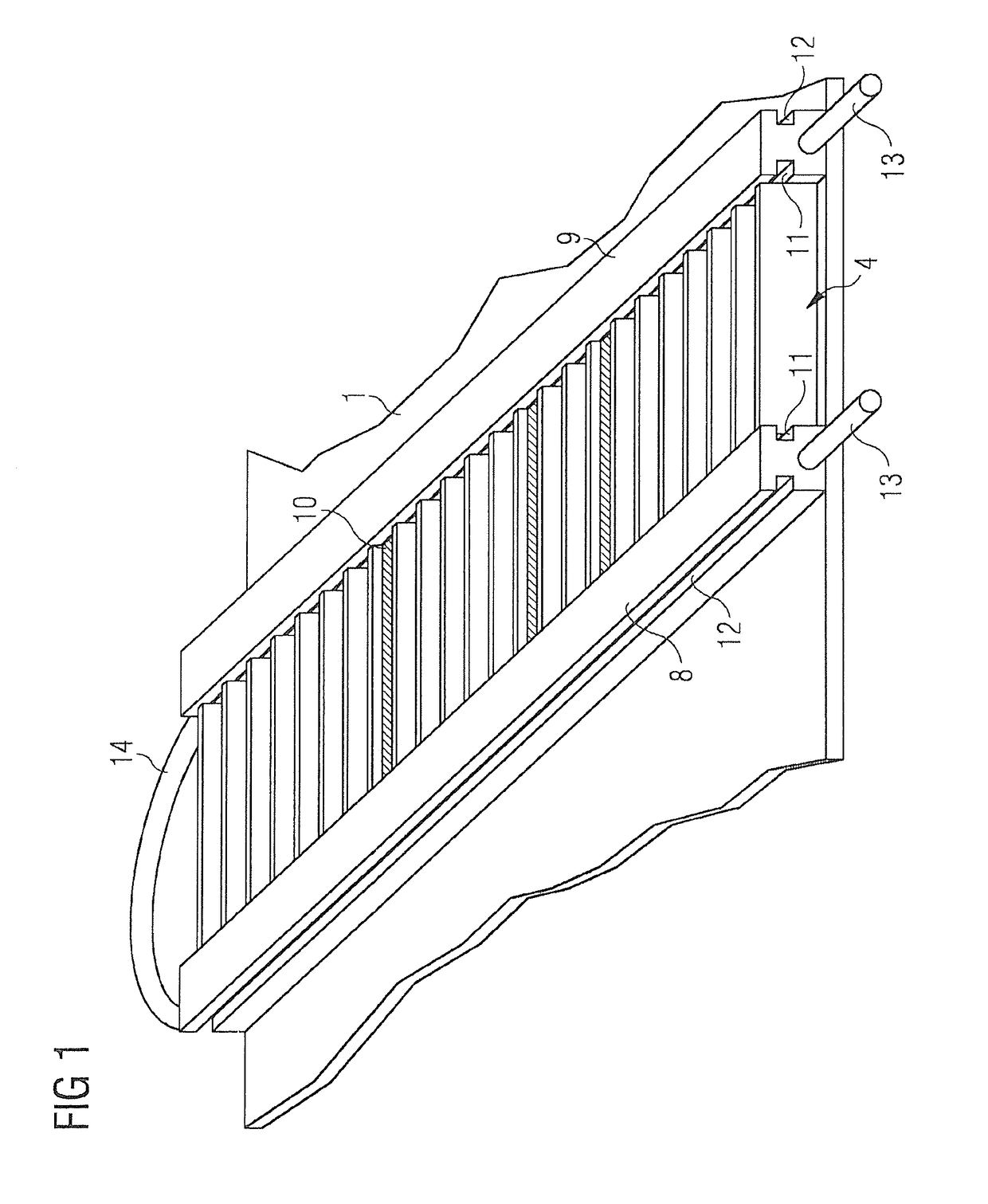 Combined shim and bore cooling assembly