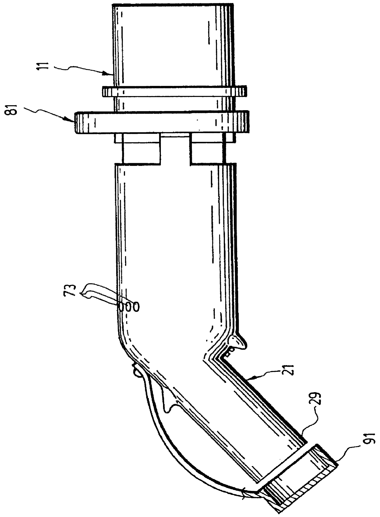 Non-spilling detachable pouring spout