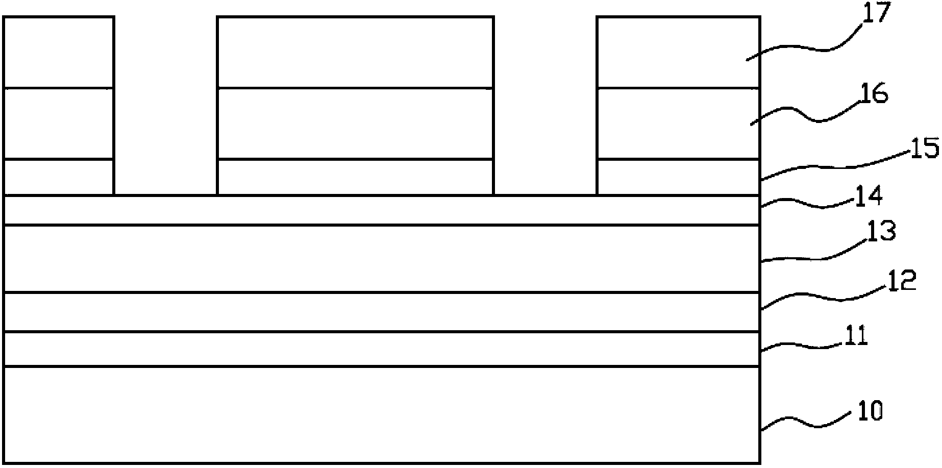 Wet etching method in multilayer metal patterning process