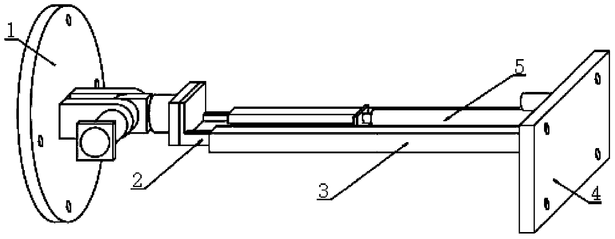 Sliding type installation device used for remote sensing scanning mirror and provided with compensation mechanism