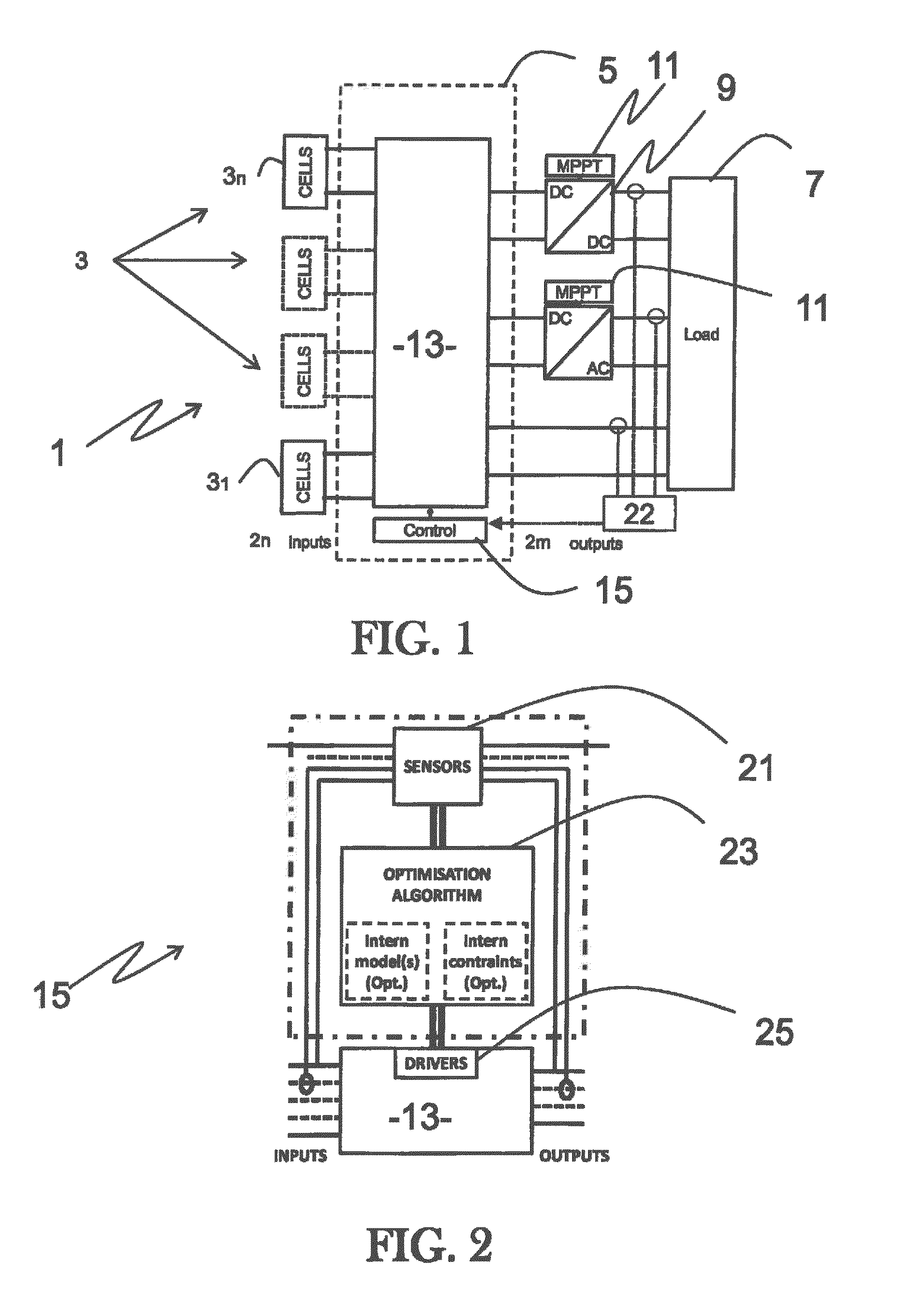 Electronic management system for electricity generating cells, electricity generating system and method for electronically managing energy flow